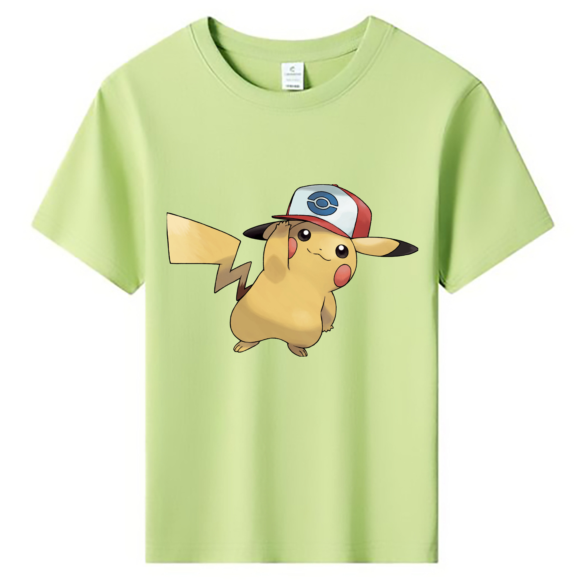 （画像用） ポケットモンスター Pokémon 綿100％キッズTシャツ（フロントプリント）